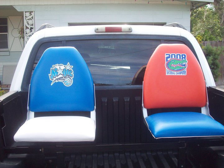 Red, White and Blue Truck Bed Seats