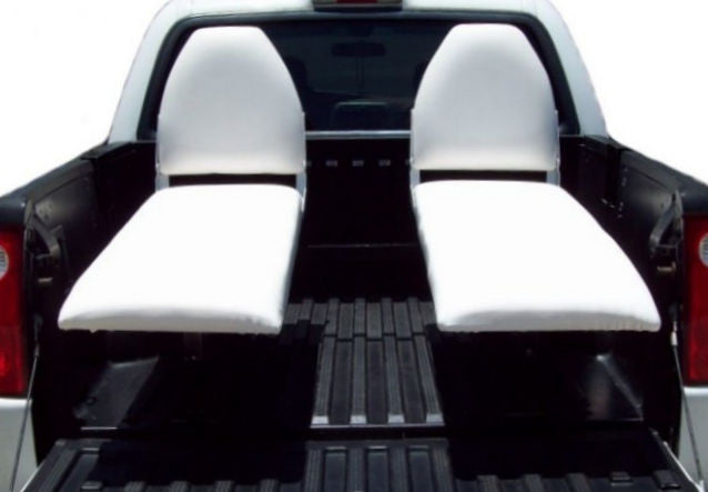 White Bucket Recliner Truck Bed Seats